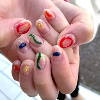 ネイル 新井 ひなののネイルデザイン