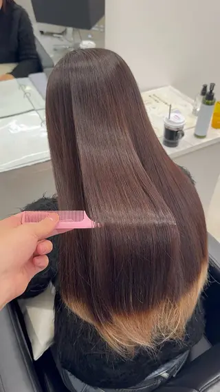 ロング 加藤 優眞のヘアスタイル