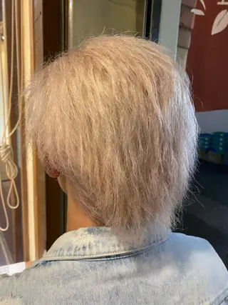 ショート カラー パーマ ヘアアレンジ メンズ キッズ ネイル マツエク・マツパ emu所属・🌈髪質改善・美髪矯 正・平野瀬乃🌈のヘアスタイル