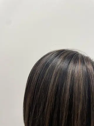 セミロング カラー クロスパーマ/うる艶 カラー/Kurumiのヘアスタイル