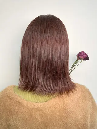 ショート カラー 色白に見える暗髪 梅田・増田のヘアスタイル