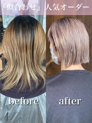 ショート 【1日2名様限定】 AFLOAT白川雄副のヘアスタイル