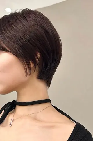 ショート カラー 森田遥奈/透明感カラ ー/似合わせカットのヘアスタイル