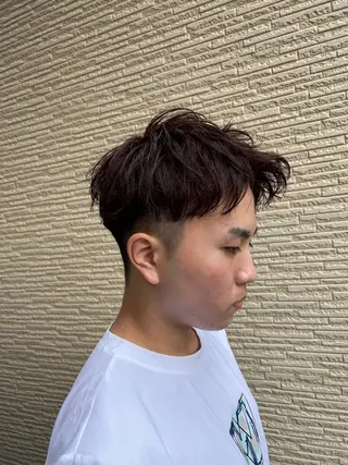 メンズ 最新ケアカラー 髪質改善YUTOのヘアスタイル