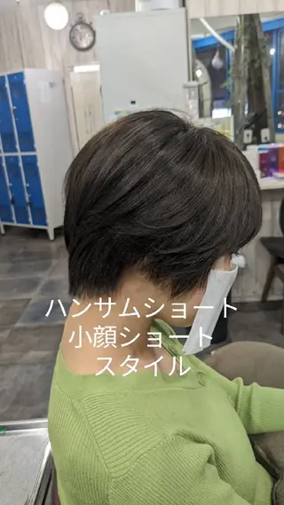 ショート メンズパーマ/顔周り レイヤーカット/えののヘアスタイル