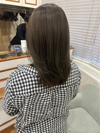 セミロング 韓国ヘア ‎⟡.·KANA🐥のヘアスタイル