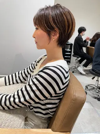 ショート TLUUS所属・髪質改善:クロスパー マ特化型⭐中西雄大✂のヘアスタイル