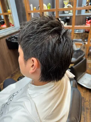 ショート KEEN  creative hair所属・齊藤/メンズカット/ 溝の口/バーバーのヘアスタイル