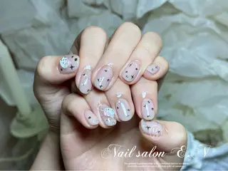 ネイル E.N🦋 長さ出し/持ち込みのネイルデザイン