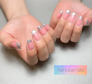 ネイル Rainbow nailsくろちゃんのネイルデザイン