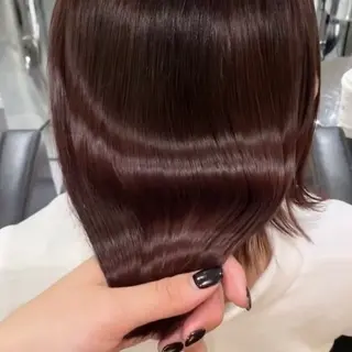 ミディアム カラー 似合わせhair /モガミユナ🎀のヘアスタイル