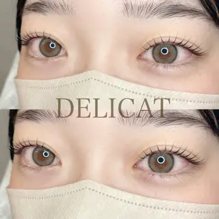 マツエク・マツパ DELICAT MIHOのマツエク・マツパデザイン