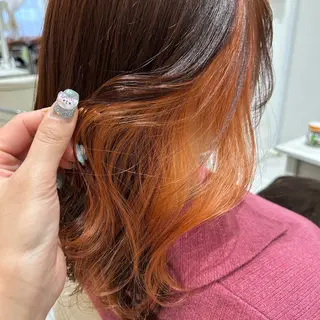 ミディアム カラー afrodite HINATAのヘアスタイル