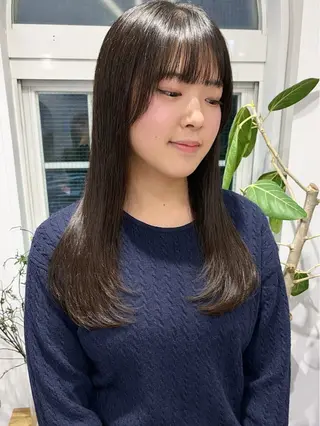 ロング mue by ameiro所属・豊中カットモデル🎀 kaedeのヘアスタイル