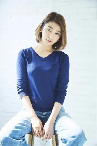 ミディアム THE DAY所属・AKI HASHIMOTOのヘアスタイル