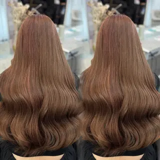 ロング カラー 🐈‍⬛momo🐾 ダブルカラーのヘアスタイル