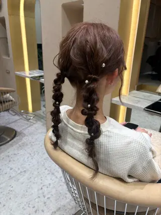 ロング Kanami/韓国風 /艶カラーのヘアスタイル