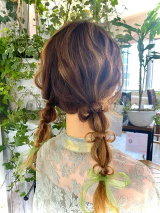 ヘアアレンジ iLuce所属・hair make もりした　ゆうのヘアスタイル