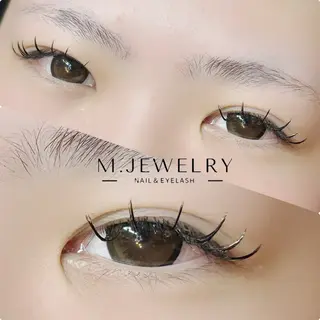 マツエク・マツパ M.JEWELRY SHIONEのマツエク・マツパデザイン