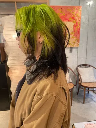 セミロング カラー 高円寺 🎨manami🎨のヘアスタイル