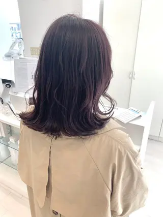 ミディアム GOODDAY ヘアサロンのヘアスタイル
