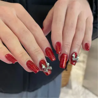 ネイル クルミ/ 💕ワンホンネイルのネイルデザイン