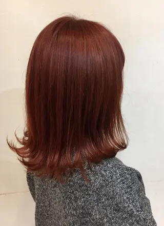 ミディアム カラー Freez狭間 裕美のヘアスタイル