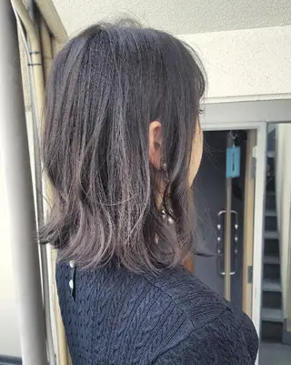 ミディアム カラー 🔳髪質改善🔳 岡本陽のヘアスタイル