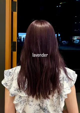 セミロング カラー セジールヘアメゾン所属・韓国レイヤー/透明感 カラー🐈曾根高のヘアスタイル