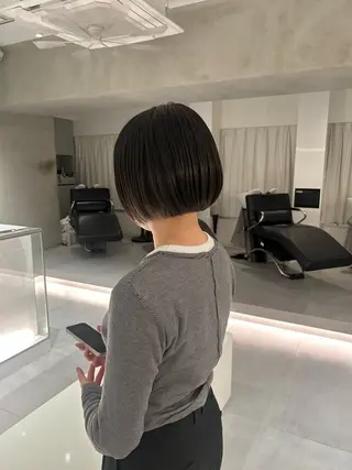 ショート カラー 🧚つやさらhair 🧚manakaのヘアスタイル