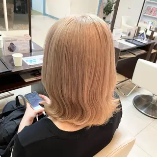 ミディアム カラー 朝生 海都のヘアスタイル