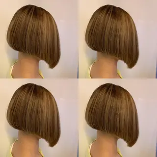 ショート カラー ブリーチ👩‍🦳/ ‪✂︎MANAMIのヘアスタイル