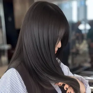 ロング 韓国ヘア🇰🇷× 髪質改善🫧テルのヘアスタイル