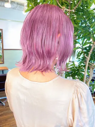 ミディアム カラー Re:ta Hair 飯田淳平のヘアスタイル
