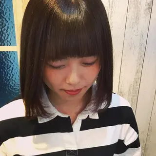 ミディアム カラー embrace エンブレイスのヘアスタイル