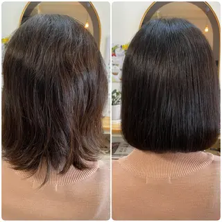 ミディアム カラー ノムラ理美容室所属・野村 知美のヘアスタイル