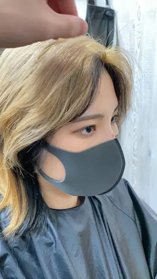 カラー 木元 瑛✂︎ボブのヘアスタイル