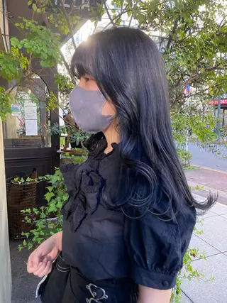 セミロング カラー 個性派/中韓ネイル SAKURAのネイルデザイン