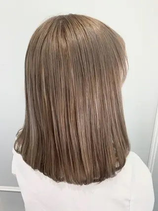 セミロング カラー 🦖鶴岡香純🦖 育休中のヘアスタイル