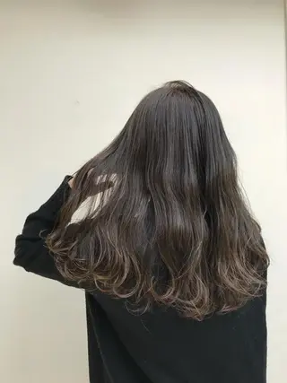 カラー ulu名古屋栄所属・落合しほ/韓国ヘア/ 髪質改善/縮毛矯正のヘアスタイル