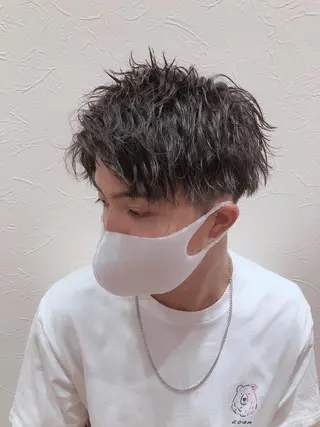 ショート ヘアアレンジ メンズ メンズZina代表 田端 麗治のヘアスタイル