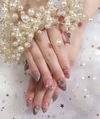 ネイル ラベンダー💖日暮里 ルル💖ネイルのネイルデザイン