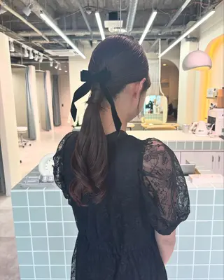 ヘアアレンジ 広島/ヘアセット /ベージュ/わかなのヘアスタイル