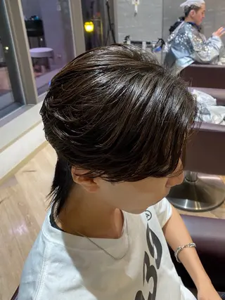 ショート カラー メンズ メンズ特化/フェザー /パーマ/伊勢元のヘアスタイル