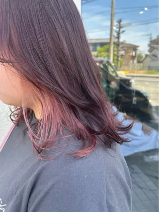 ミディアム カラー miri.. 久留米のヘアスタイル