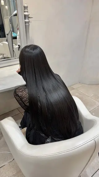 地毛風ストレート/ 髪質改善/セキネのヘアスタイル