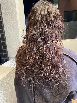 ロング パーマ Toiro 横浜所属・🎀レイヤー/パーマ カラー/ai🎀のヘアスタイル