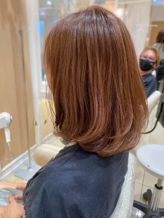 ミディアム カラー Ash中目黒店 榊間茜のヘアスタイル