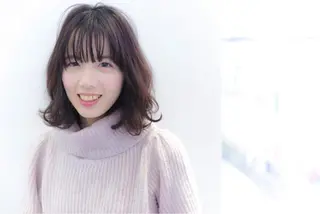 ミディアム カラー パーマ PLUSISM Velen【プラスイズムヴェレン】所属・✨関西No1✨ 春木淳也のヘアスタイル