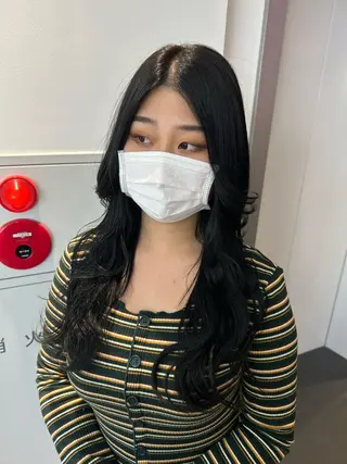 ロング MiRI💜地毛級 エクステ✖似合わせ技のヘアスタイル